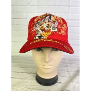 Cliff Raven Artwear Warrior Hardy Tattoo Embroidered Mesh Back Snapback Hat Cap